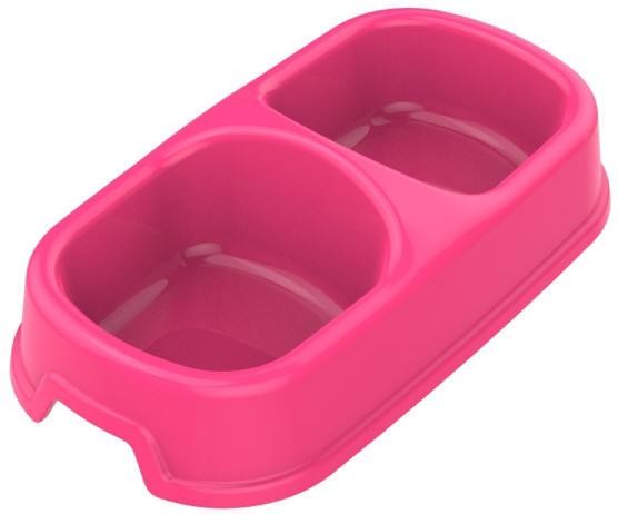 קערה כפולה קטנה, 22 על 12 ס"מ
